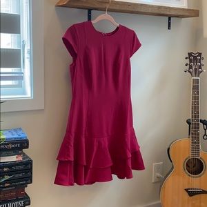 Nordstrom Ruffle Crepe Minidress